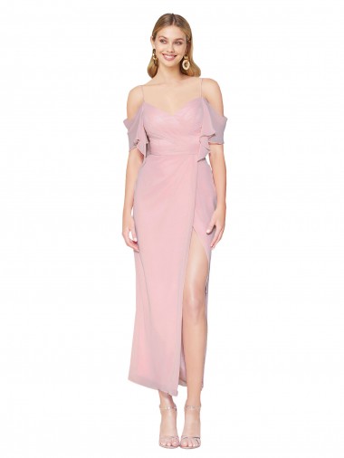 Wholesale Soft Chiffon High Neck Mermaid Primrose Formal Evening Dress UK